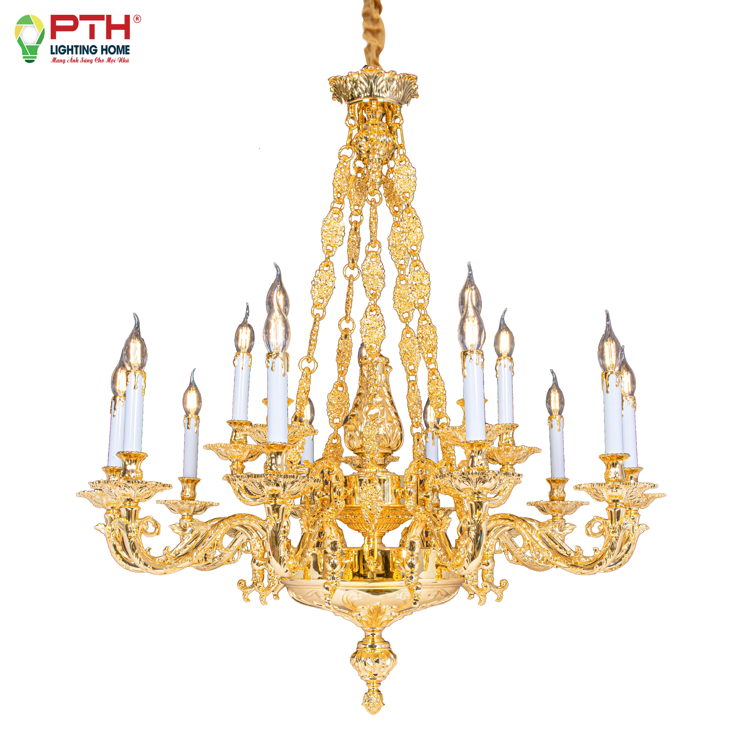 cnqt-191-2-1 Đèn chùm phòng thờ cổ điển