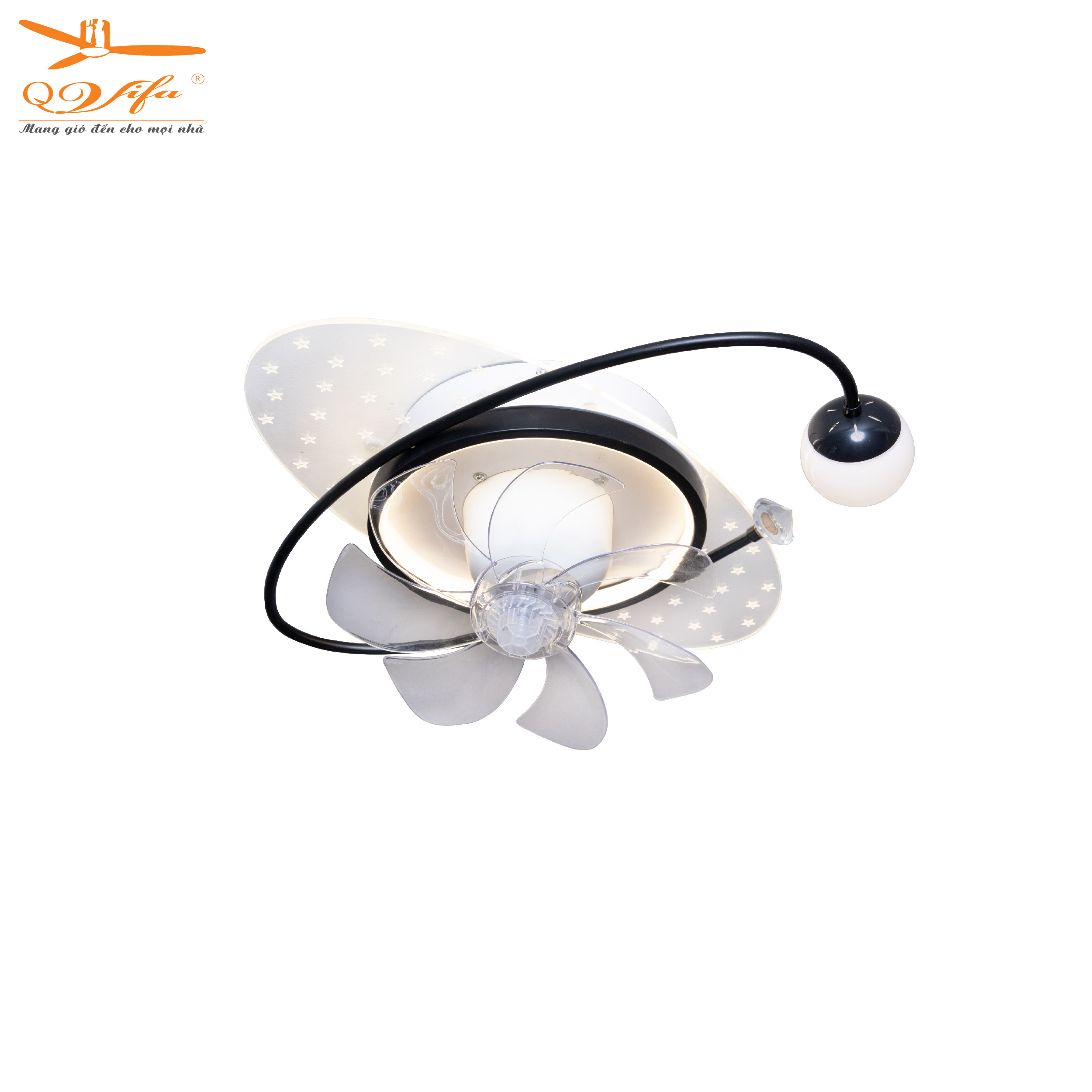 mo-9082-den-2-1 Đèn Ốp Trần Phòng Ngủ Có Quạt