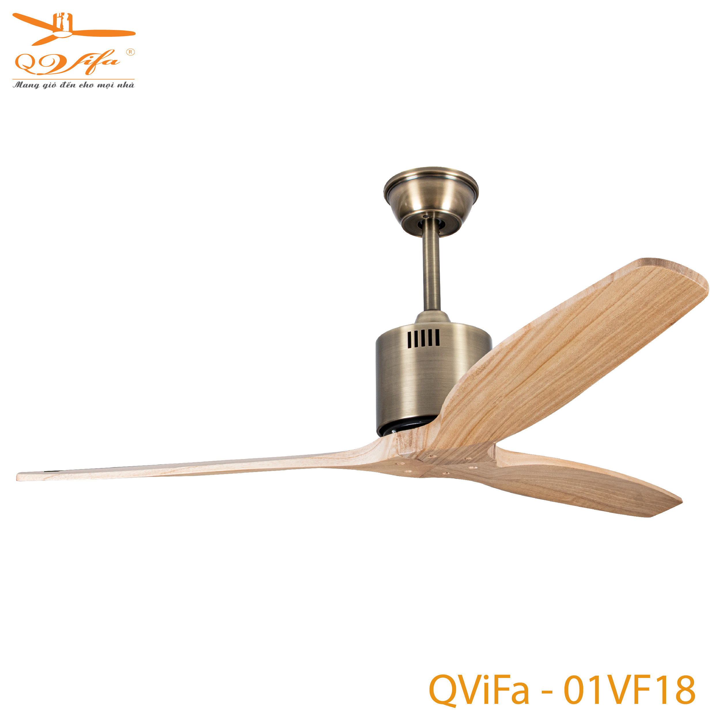qvifa-01vf18-a-01-1 Quạt trần 3 cánh gỗ