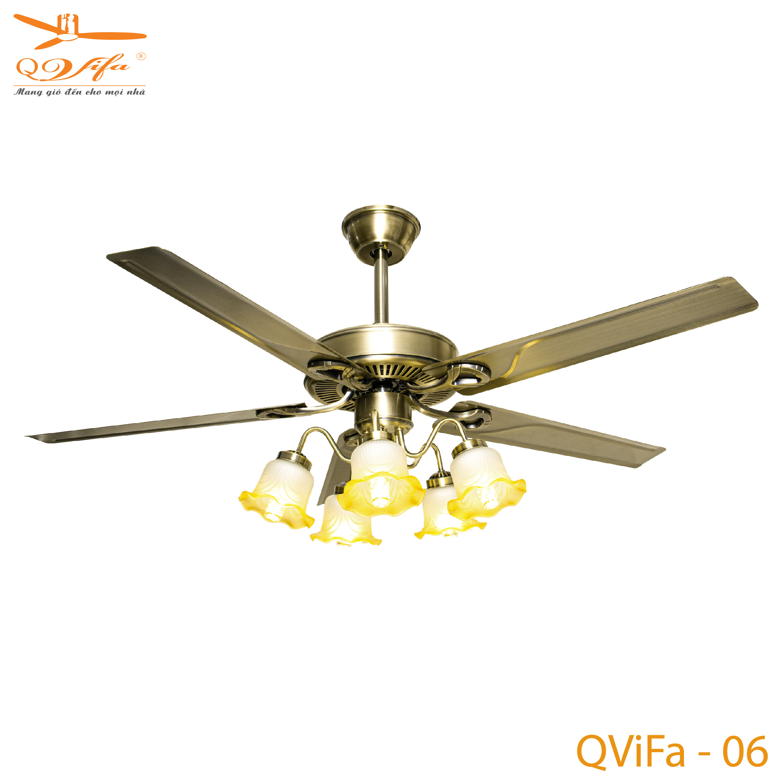 qvifa-06-01-1 Quạt Trần Tân Cổ Điển