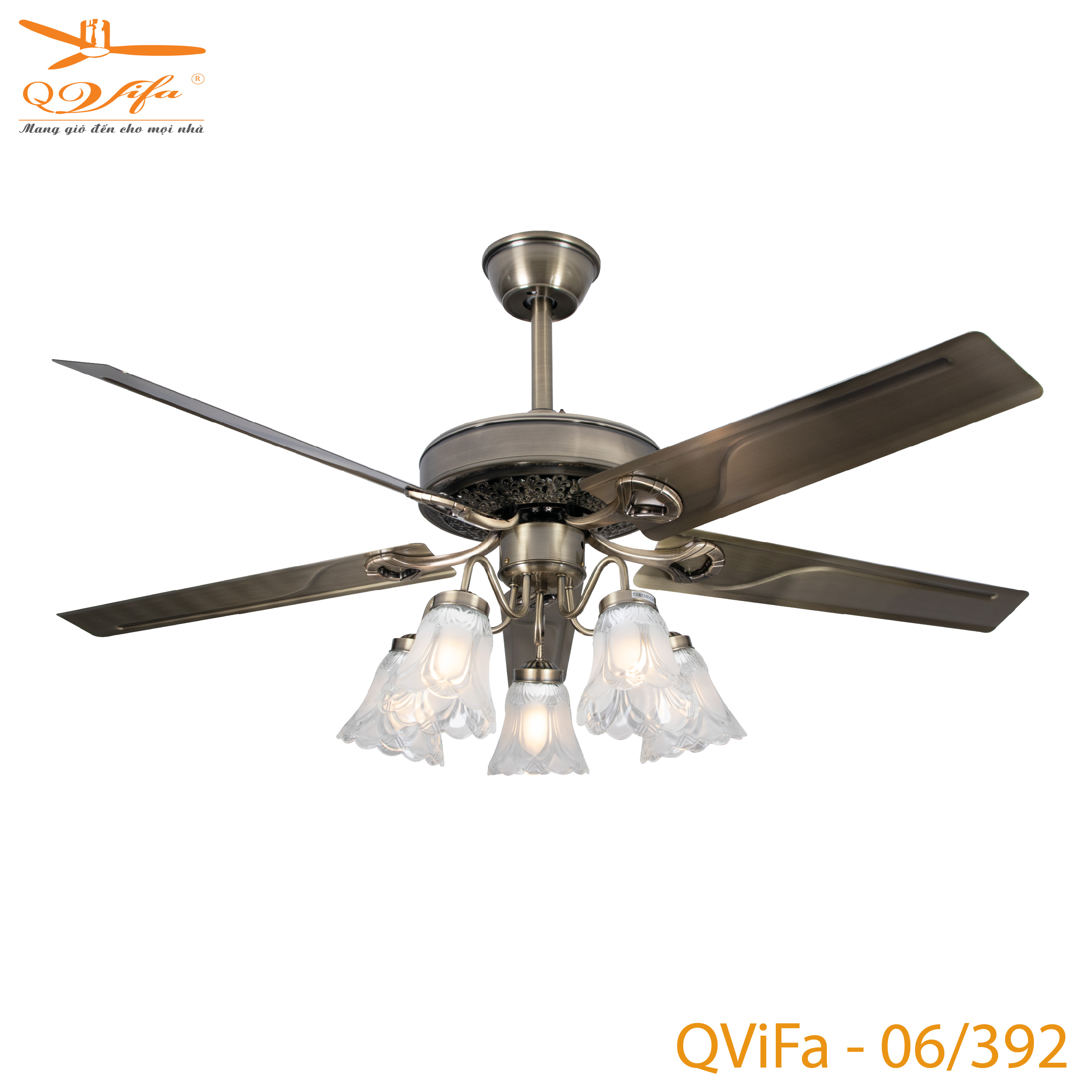qvifa-06-392-b-1 Quạt trần đèn chùm