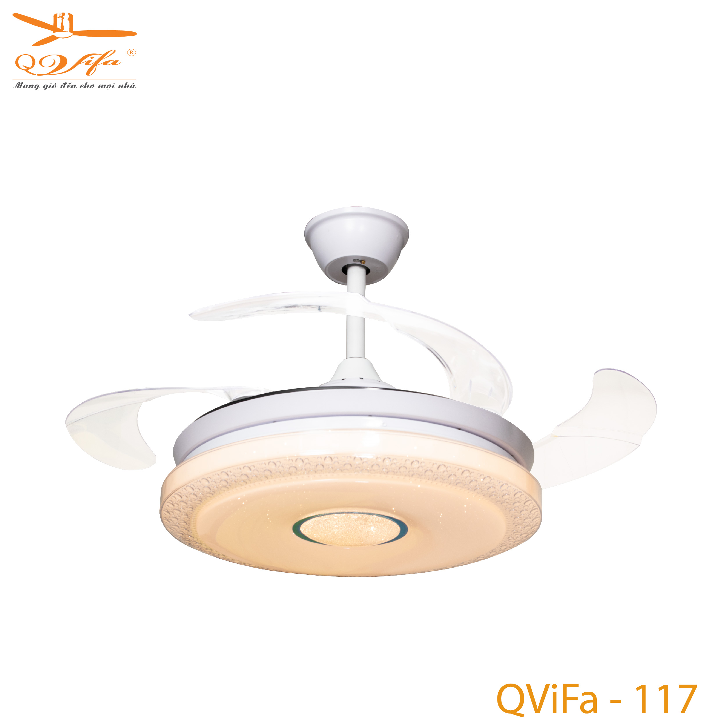 qvifa-117-b-01-1 Quạt trần giấu cánh phòng ngủ