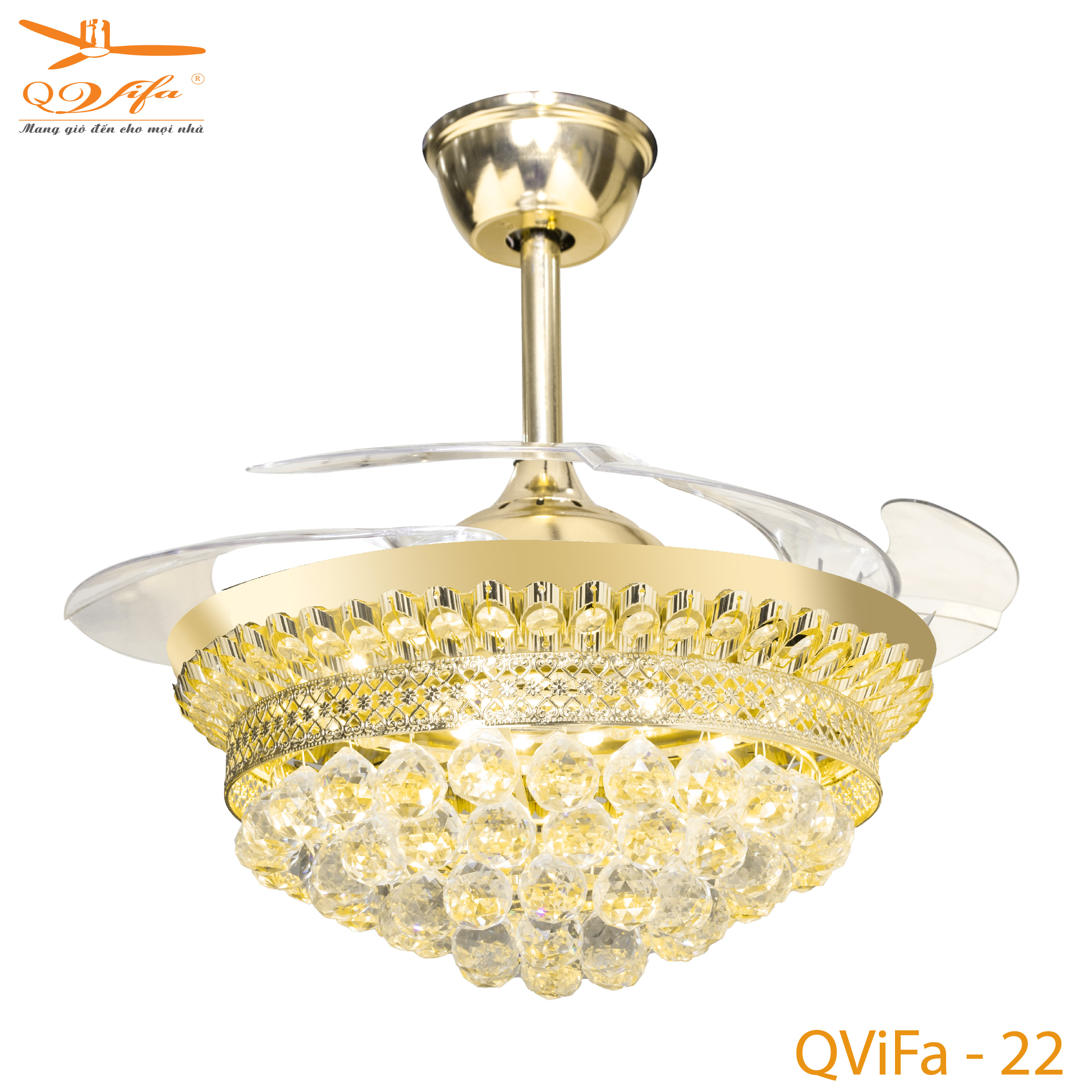 qvifa-22-b-01-1 Quạt trần đèn chùm pha lê