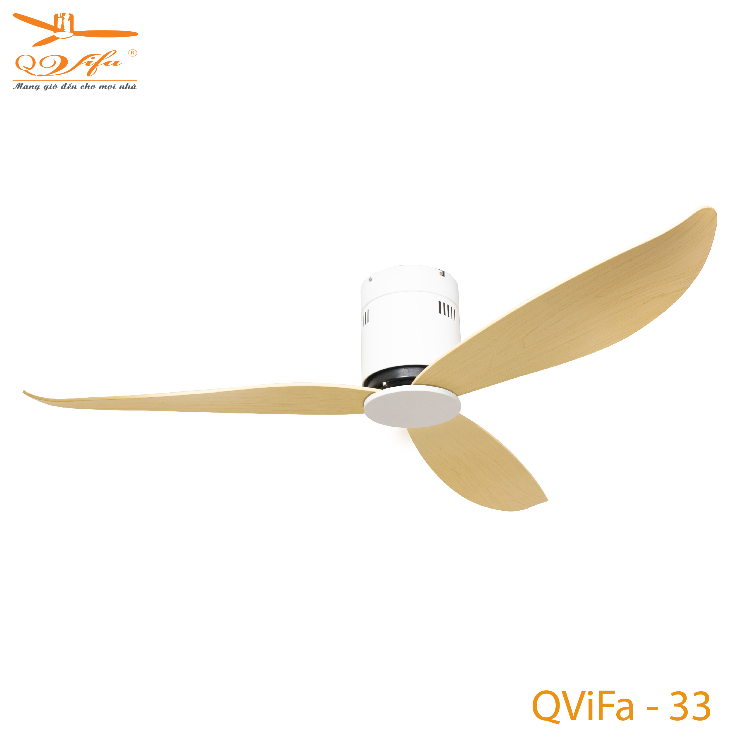qvifa-33-01-1 Quạt trần phòng ngủ nhỏ