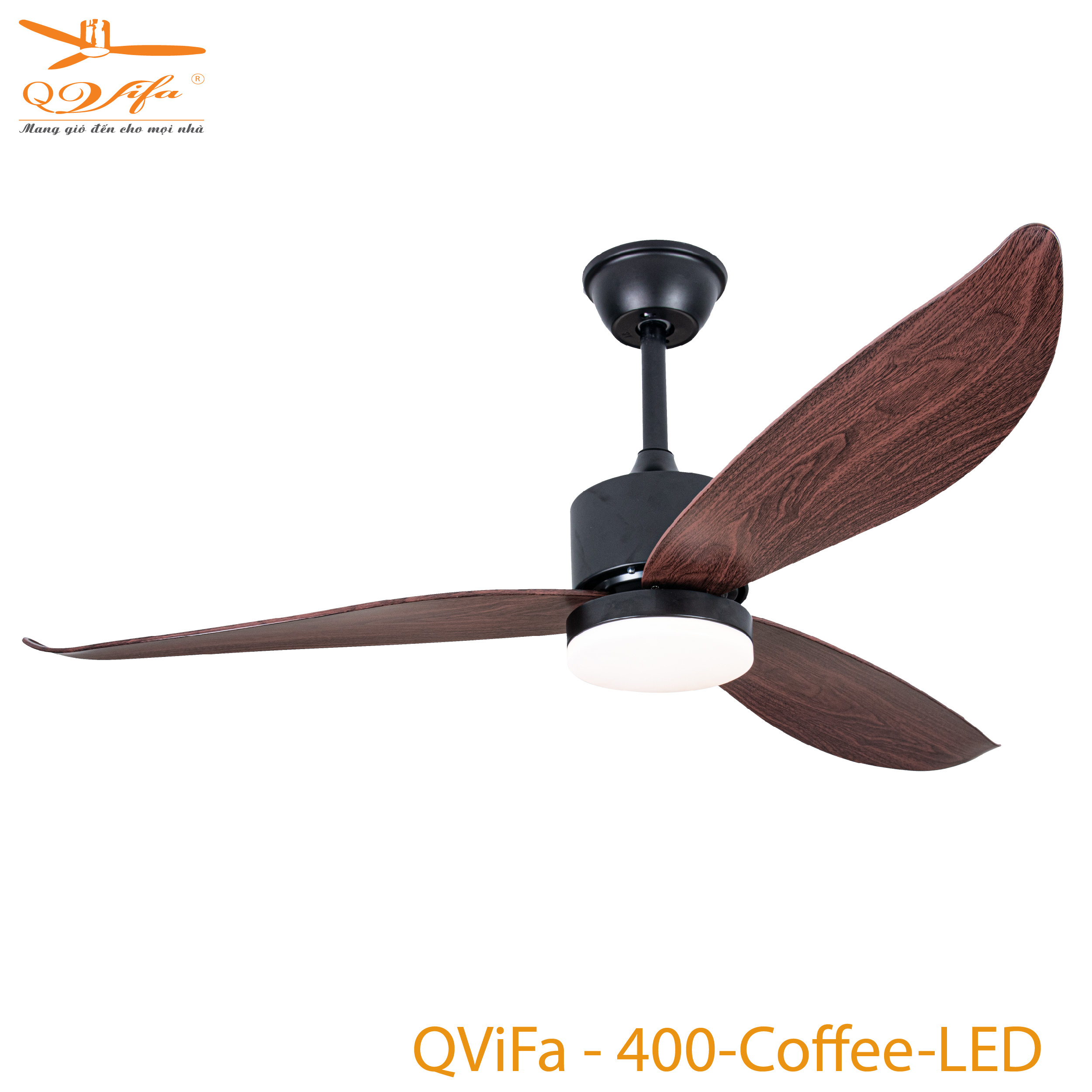 qvifa-400-coffee-led-a-01-1 Quạt trần phòng ăn