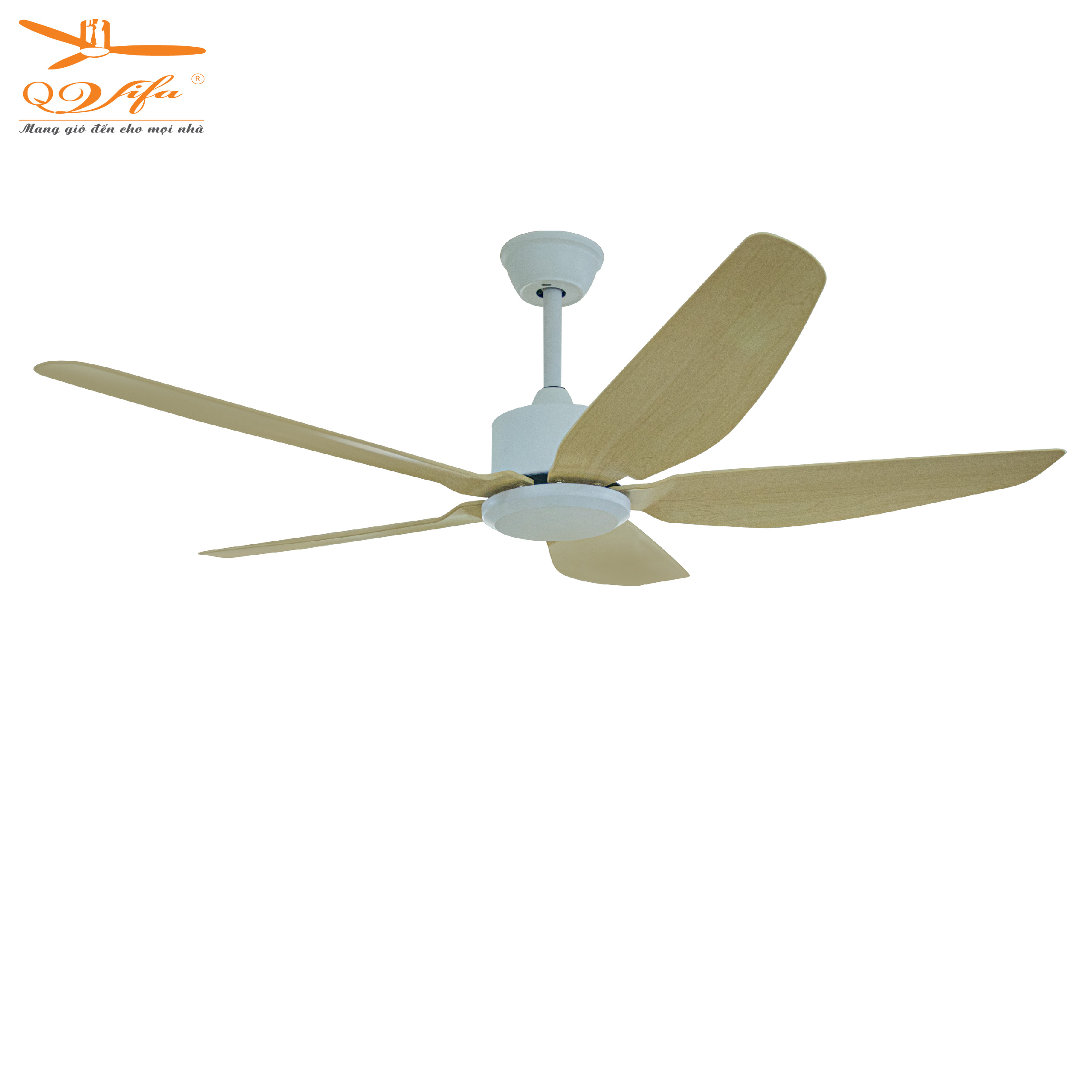 qvifa-421-vang-a-1 Quạt trần phòng khách hiện đại