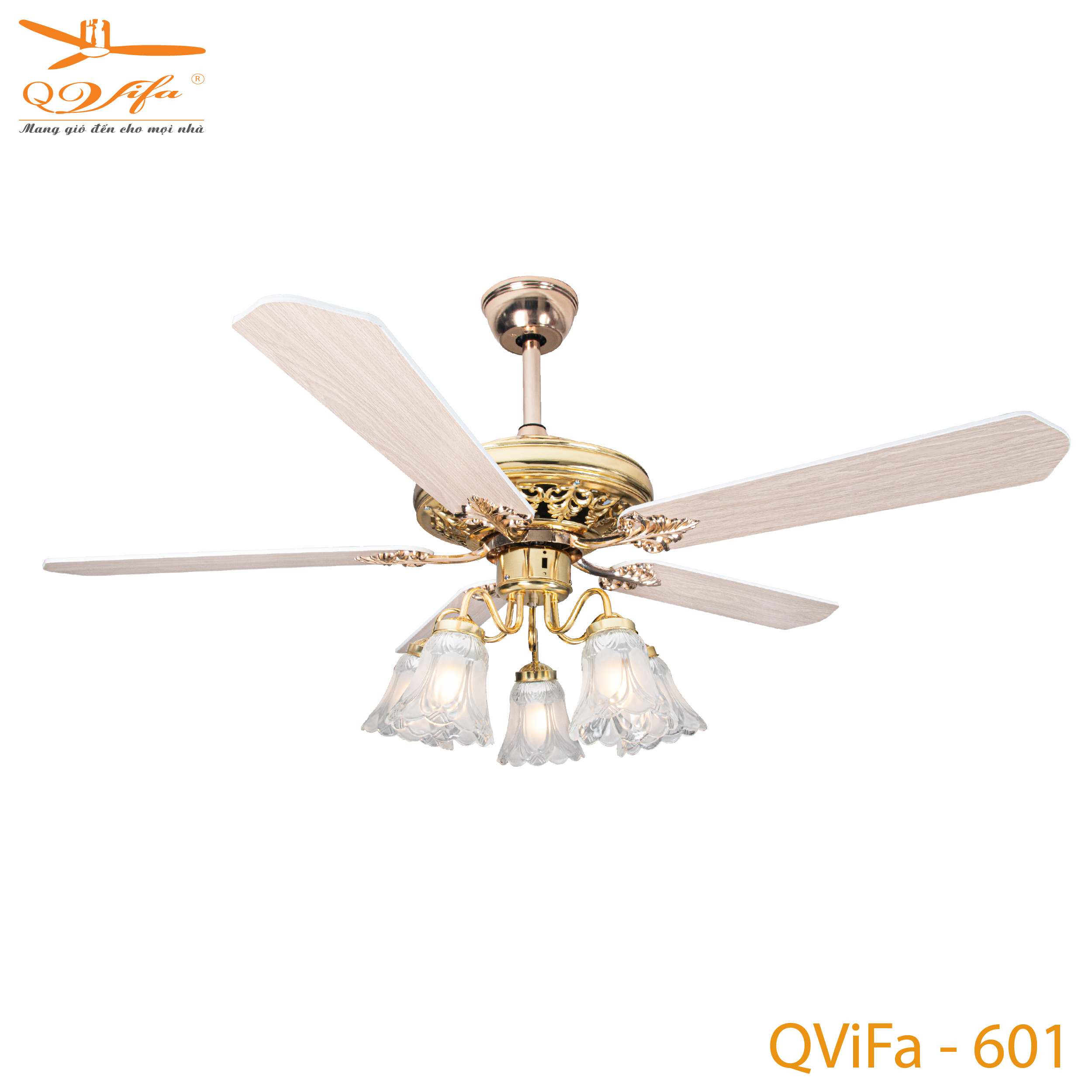 qvifa-601-2 Quạt trần sang trọng