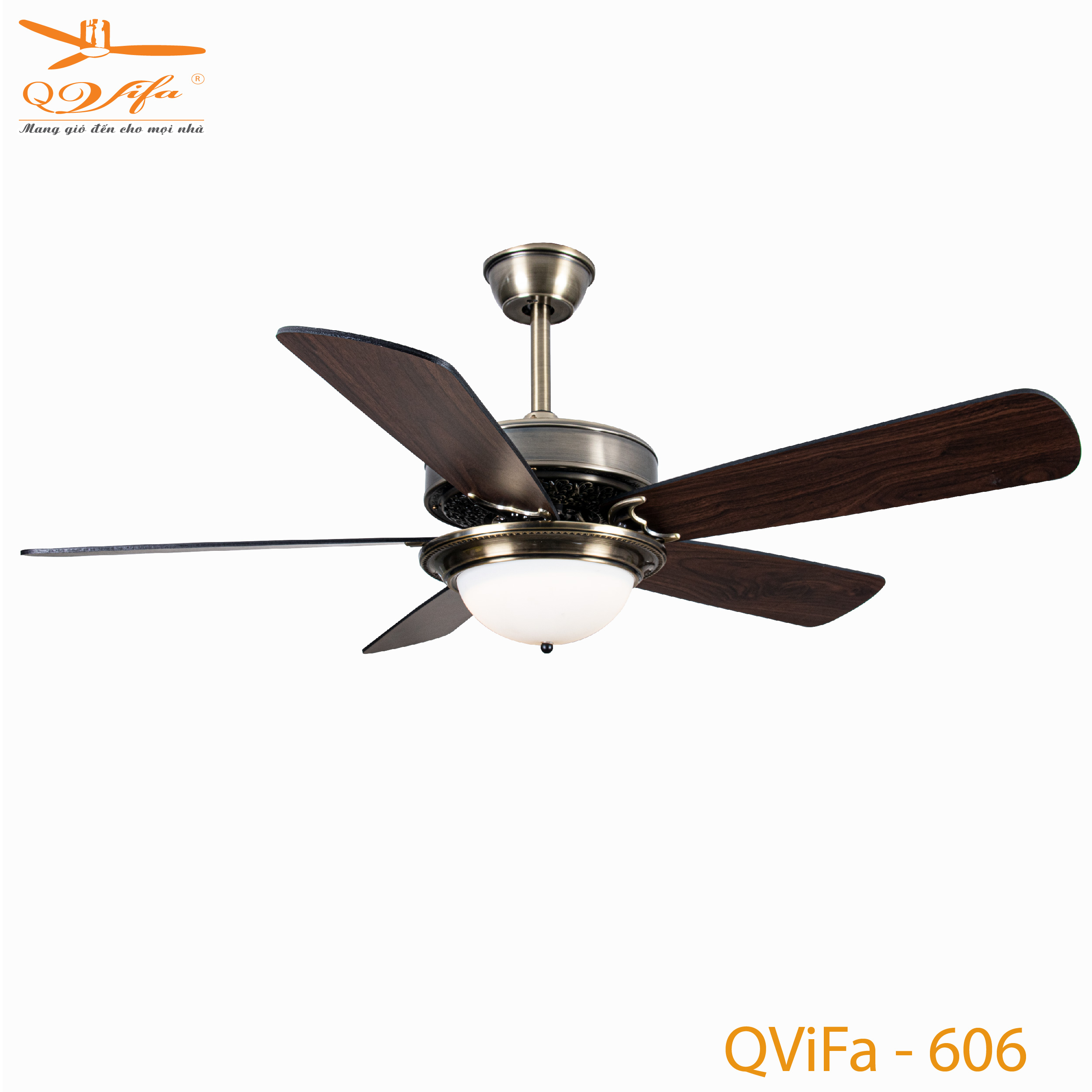 qvifa-606-a-01-1 Quạt trần phòng khách cổ điển