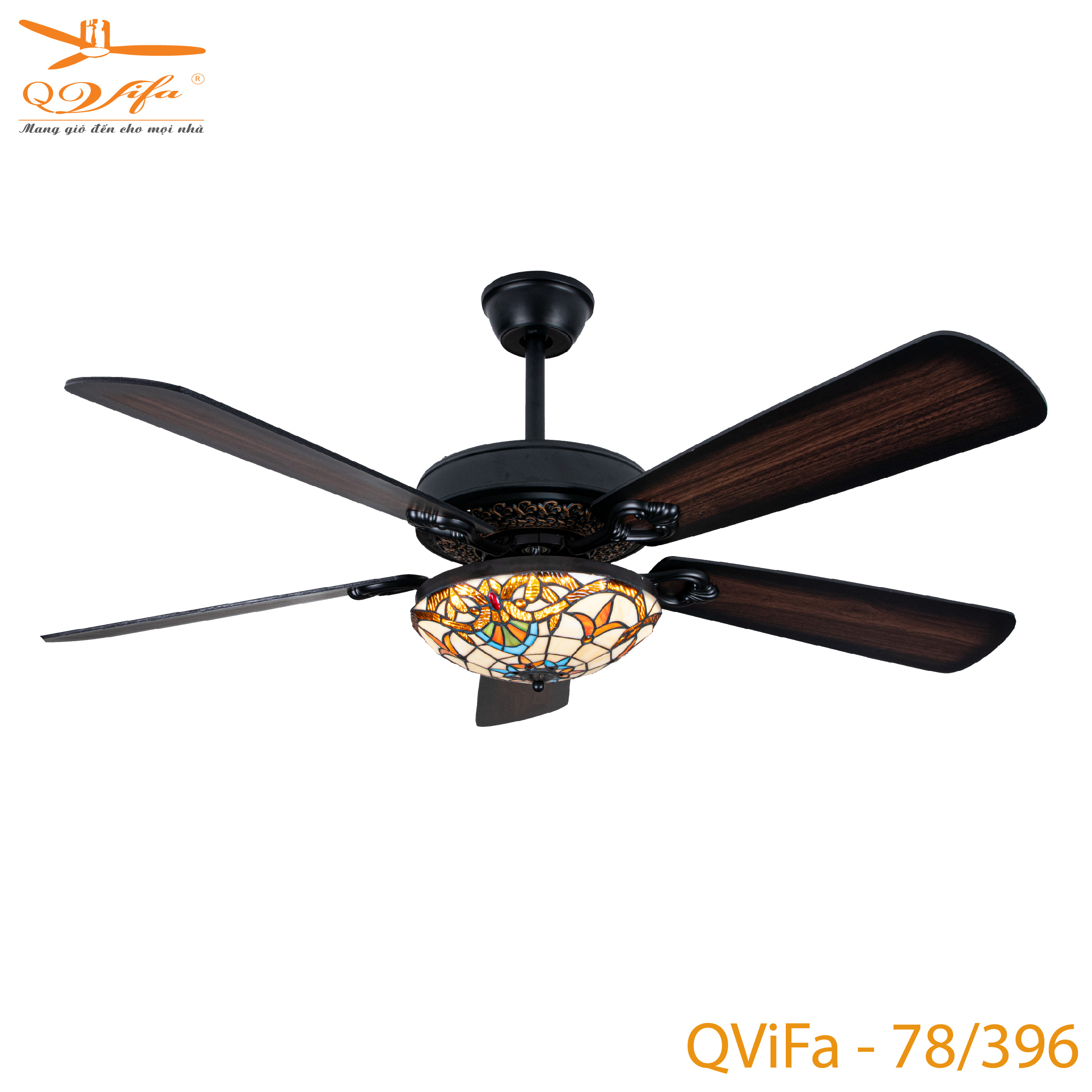 qvifa-78-396-b-1 Quạt trần tân cổ điển