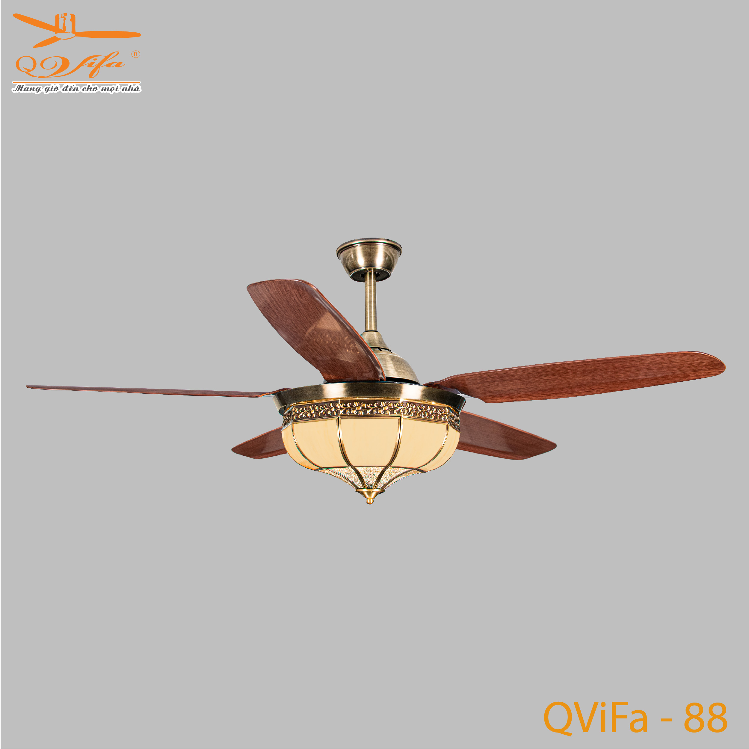 qvifa-88-a-01-1 Quạt trần có đèn trang trí