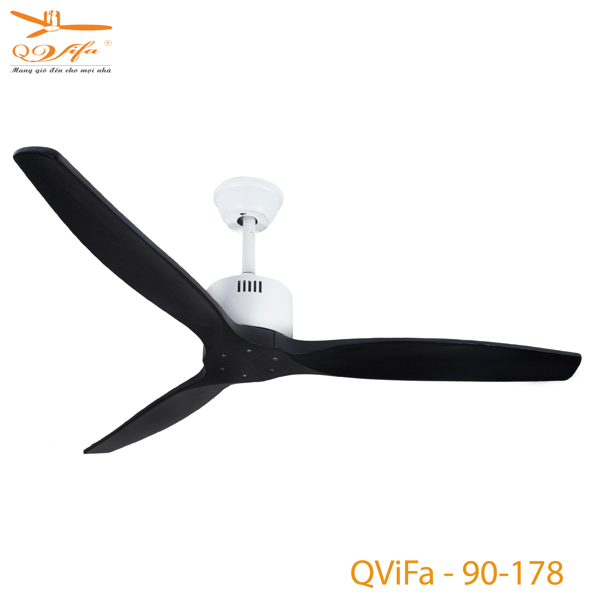 qvifa-90-178-01-1 Quạt trần phòng khách 3 cánh
