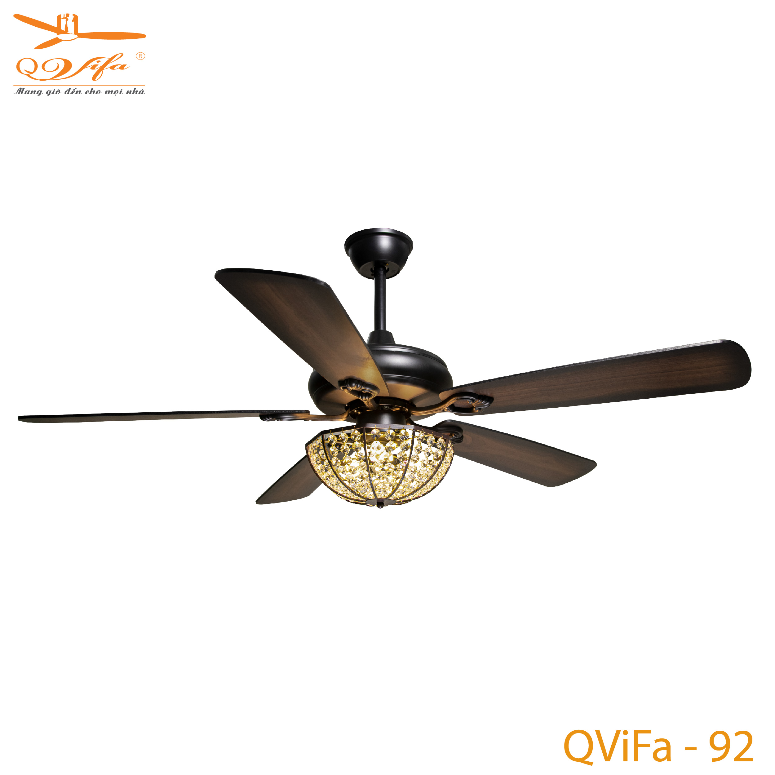 qvifa-92-01-1 Quạt Trần Đèn Chùm