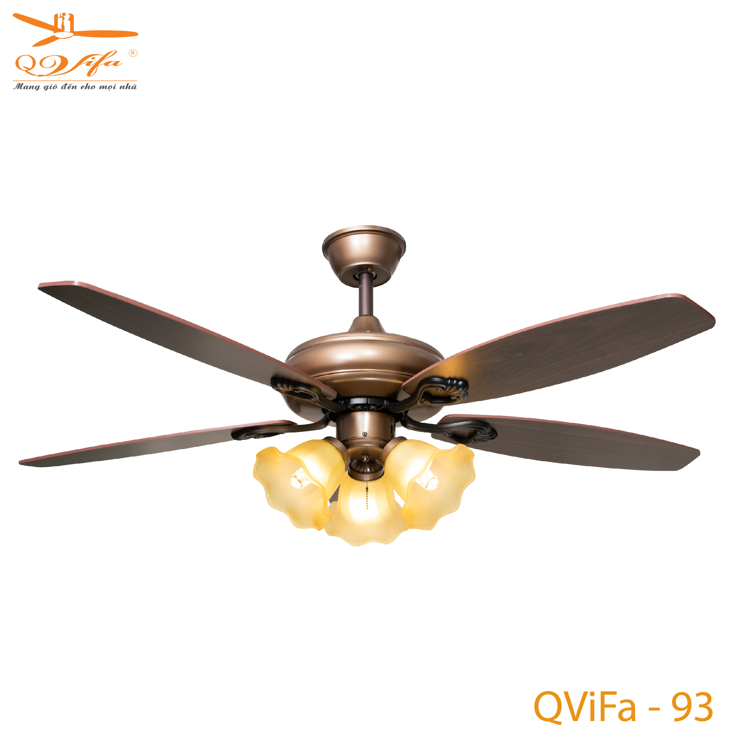 qvifa-93-b-01-1 Quạt Trần Phong Cách Cổ Điển