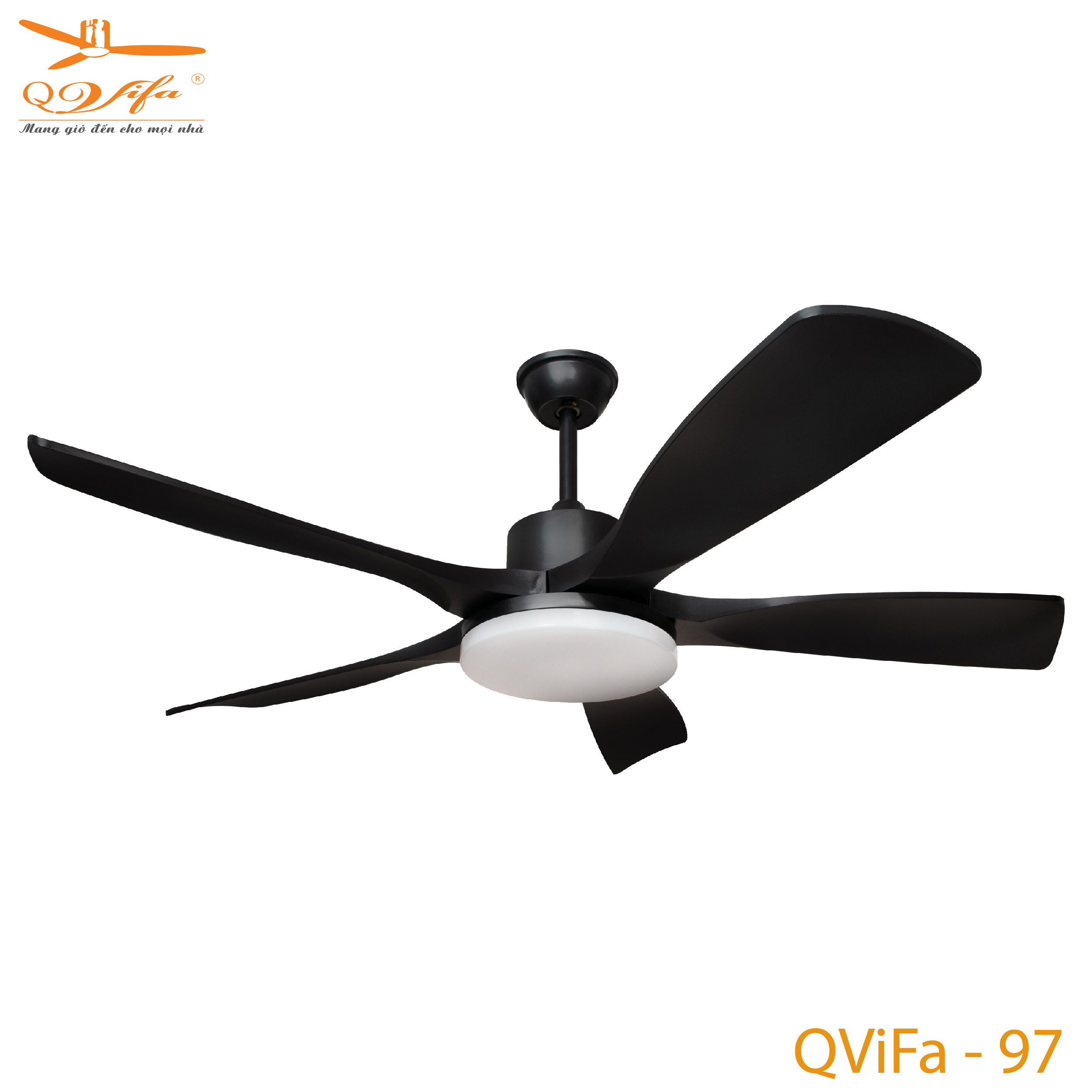qvifa-97-01-1 Quạt Trần Có Đèn Trang Trí