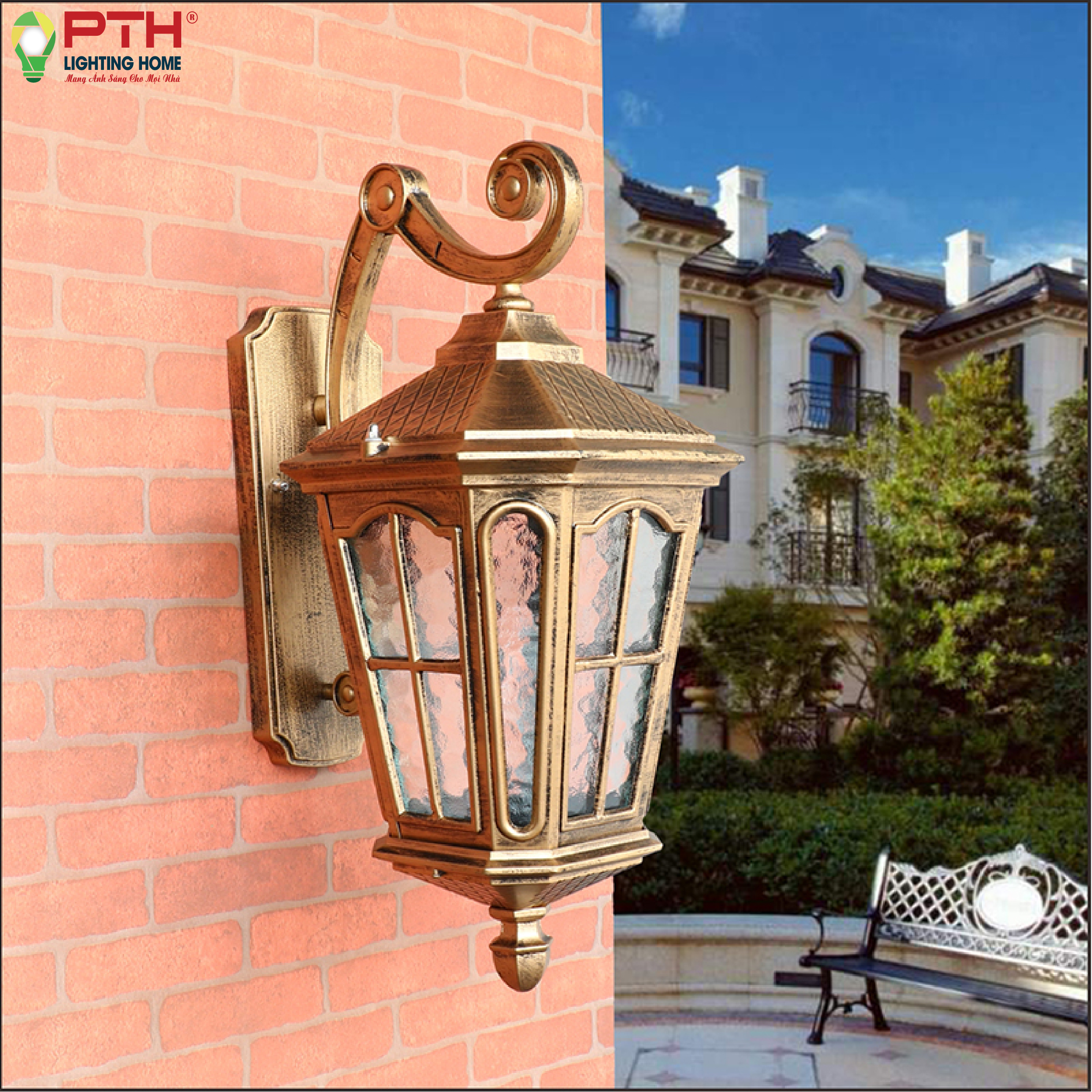 td-43-vang-web-01-1 Đèn vách tường ngoài trời TD - 43/gold