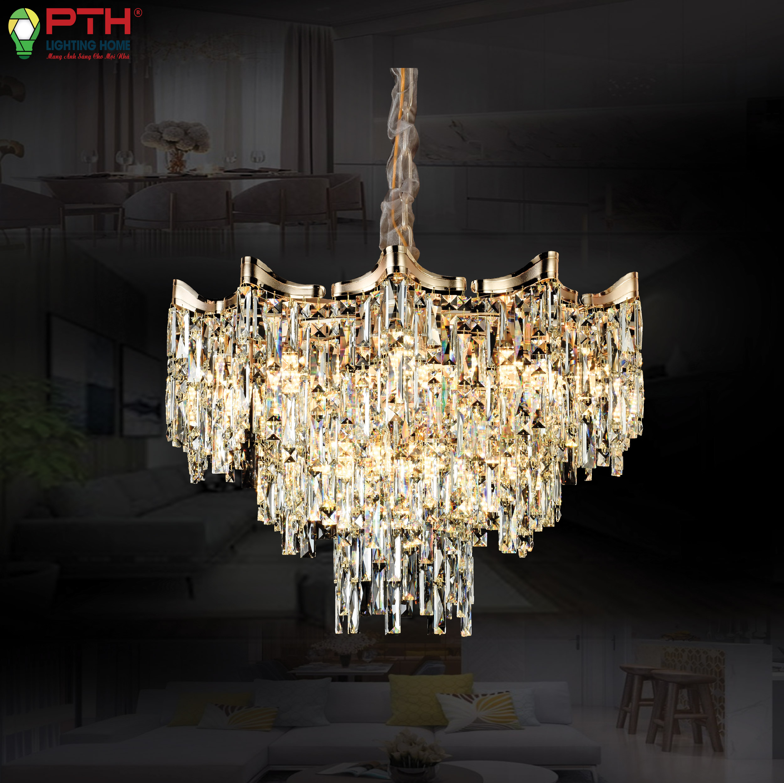 th-8489-2-1 Đèn thả bàn ăn