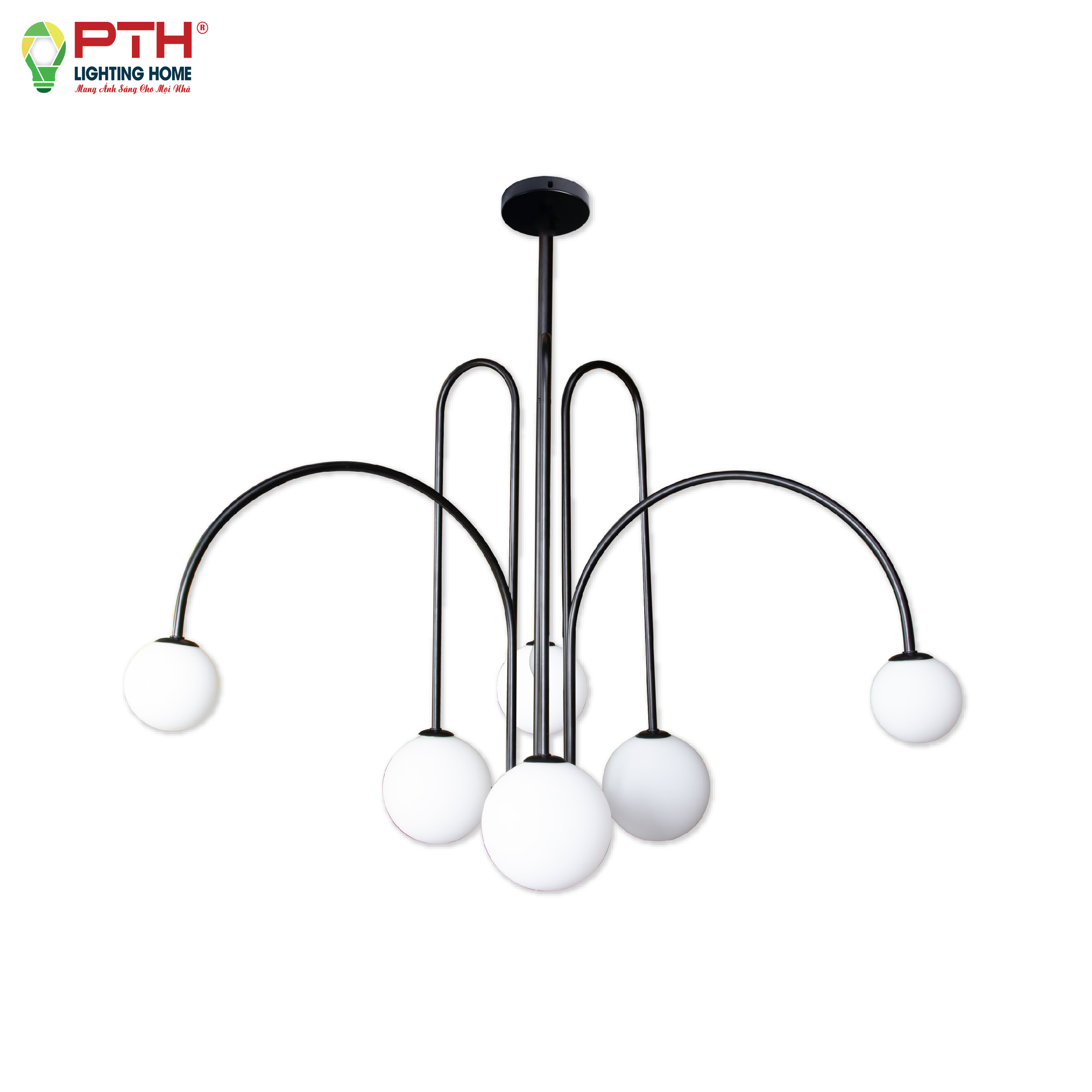 thcn-130-21-2 Đèn thả thiết kế phòng khách